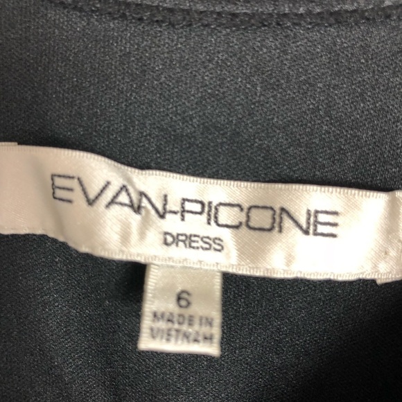 EVAN PICONE BLACK COCKTAIL DRESS - Picture 4 of 5